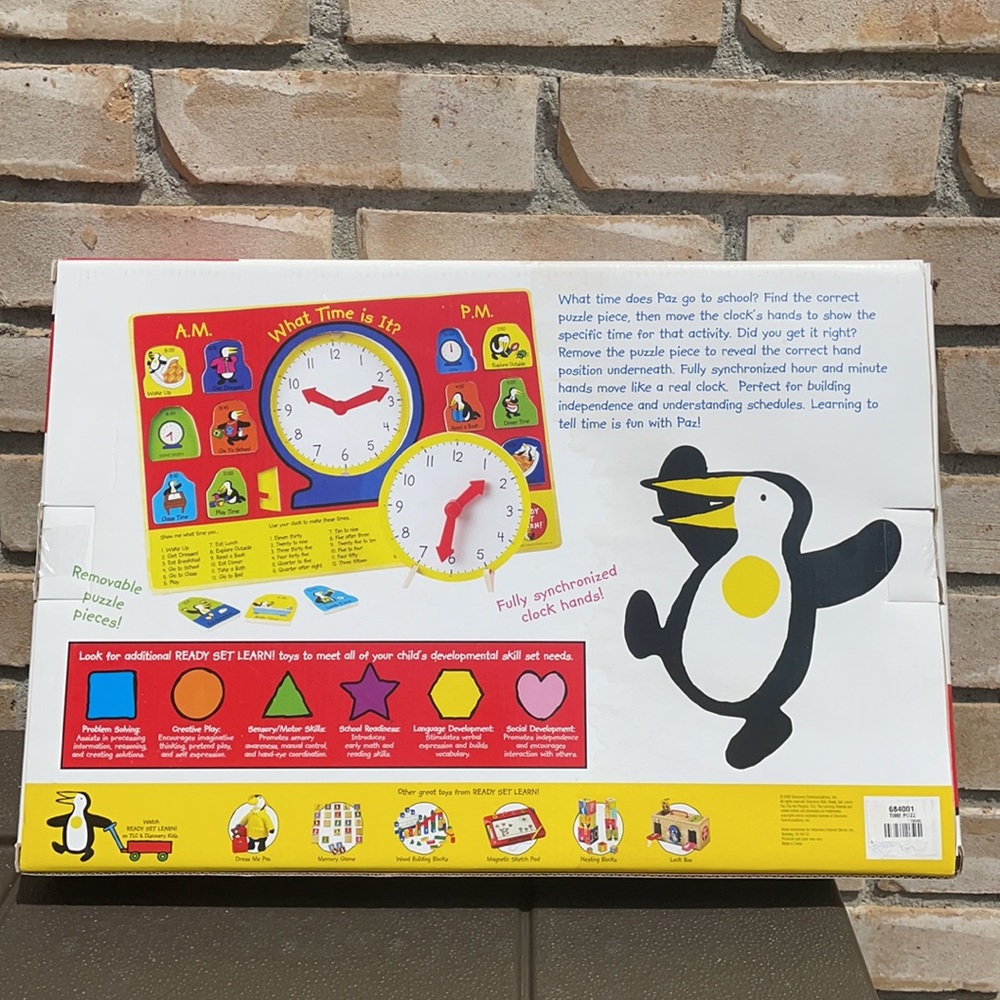 Paz’s Learning Time: What Time is it? Puzzle Ready Educational Toy - Learn - Picture 4 of 15